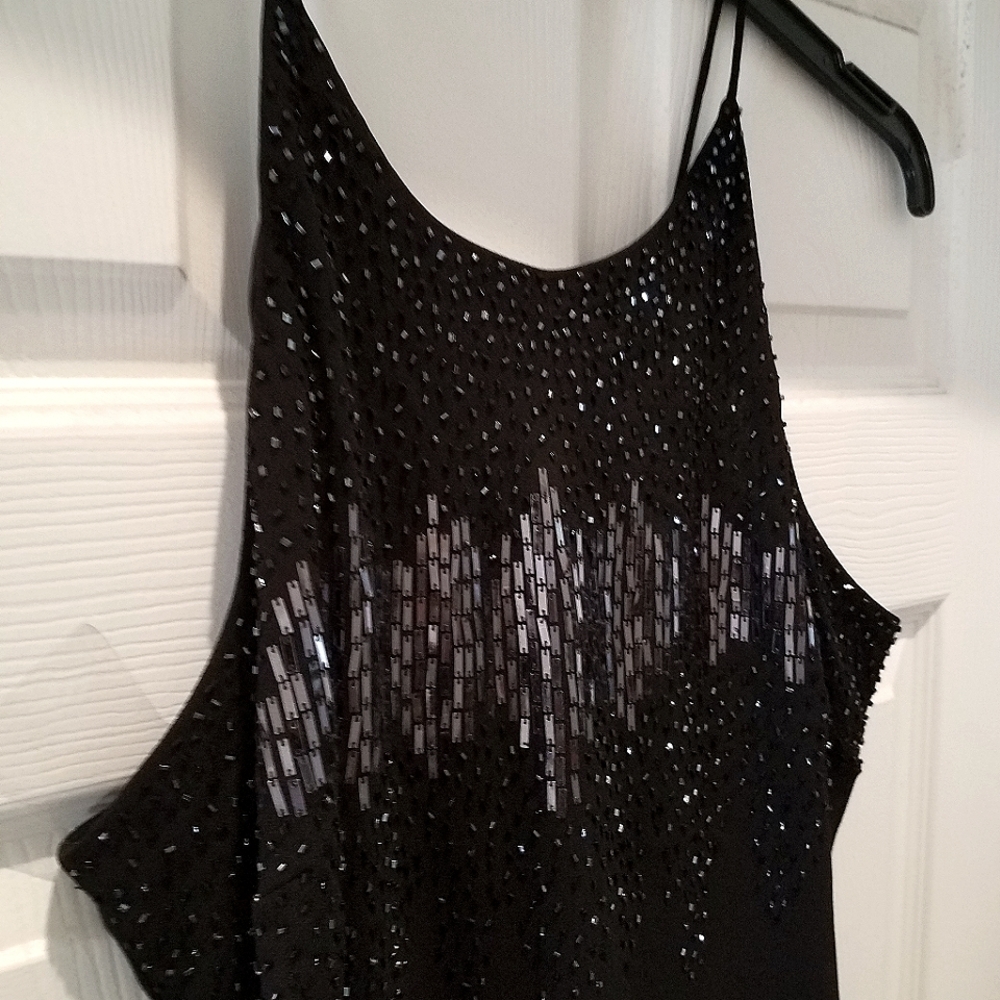 Cachet black maxi spaghetti strap dress - Picture 3 of 14